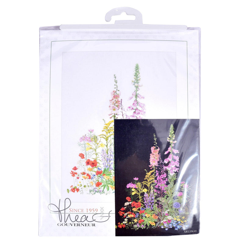 Thea Gouverneur - Counted Cross Stitch Kit - American Wild Flowers - Aida Black - 16 count - 554.05 - Thea Gouverneur Since 1959