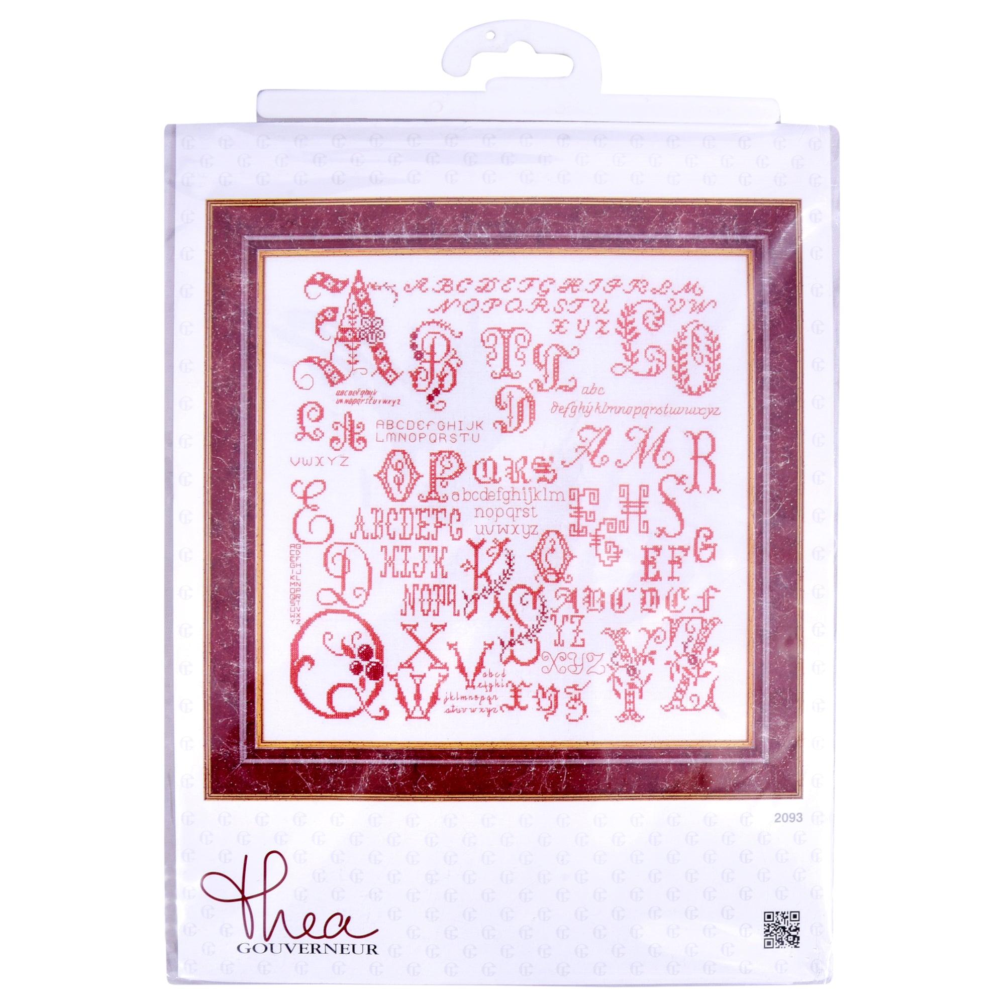 Thea Gouverneur - Counted Cross Stitch Kit - Antique Character Sampler - Aida - 18 count - 2093A - Thea Gouverneur Since 1959
