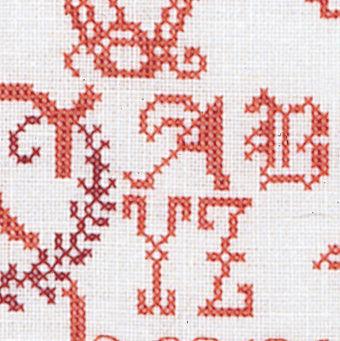 Thea Gouverneur - Counted Cross Stitch Kit - Antique Character Sampler - Linen - 36 count - 2093 - Thea Gouverneur Since 1959