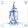 Thea Gouverneur - Counted Cross Stitch Kit - Antique Dutch Tiles Delft Blue - Aida - 18 count - 482A - Thea Gouverneur Since 1959