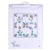 Thea Gouverneur - Counted Cross Stitch Kit - Antique Tiles Flowers - Linen - 36 count - 485 - Thea Gouverneur Since 1959