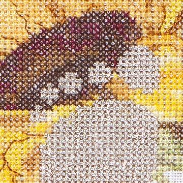 Thea Gouverneur - Counted Cross Stitch Kit - Birth Sampler Sunny - Aida - 18 count - 507A - Thea Gouverneur Since 1959