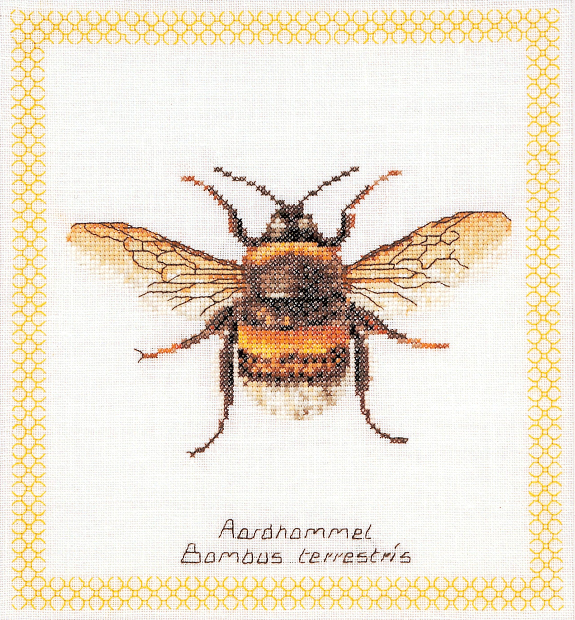Thea Gouverneur - Counted Cross Stitch Kit - Bumble Bee - Aida - 16 count - 3018A - Thea Gouverneur Since 1959