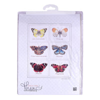 Thea Gouverneur - Counted Cross Stitch Kit - Butterflies - Linen - 32 count - 2037 - Thea Gouverneur Since 1959