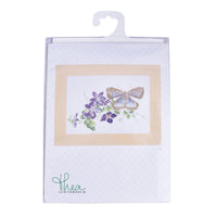 Thea Gouverneur - Counted Cross Stitch Kit - Butterfly-Clematis - Aida - 18 count - 438A - Thea Gouverneur Since 1959