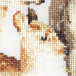 Thea Gouverneur - Counted Cross Stitch Kit - Deer Family - Aida - 16 count - 938A - Thea Gouverneur Since 1959