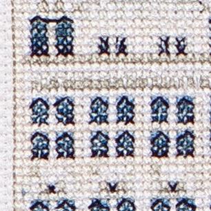 Thea Gouverneur - Counted Cross Stitch Kit - Delft Blue Houses - Aida - 18 count - 552A - Thea Gouverneur Since 1959