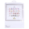 Thea Gouverneur - Counted Cross Stitch Kit - Floral Alphabet - Linen - 32 count - 2025 - Thea Gouverneur Since 1959