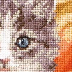 Thea Gouverneur - Counted Cross Stitch Kit - Halloween Kitten - Aida - 16 count - 738A - Thea Gouverneur Since 1959