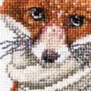 Thea Gouverneur - Counted Cross Stitch Kit - Hey There Foxy Lady - Aida - 16 count - 744A - Thea Gouverneur Since 1959