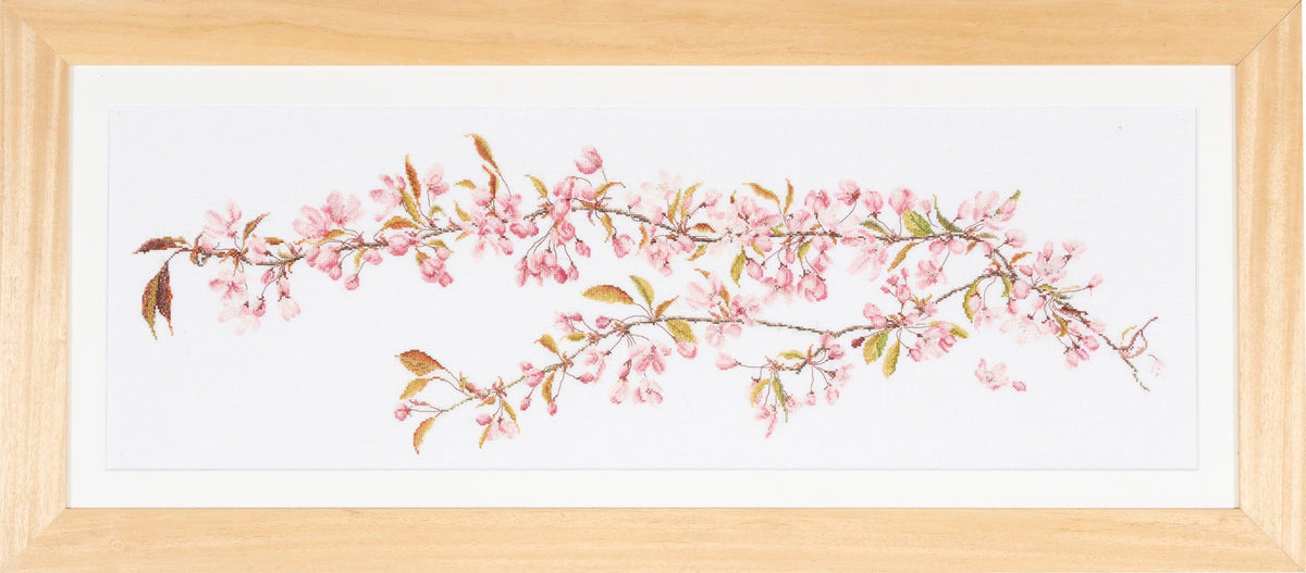 Thea Gouverneur - Counted Cross Stitch Kit - Japanese Blossom - Linen - 36 count - 481 - Thea Gouverneur Since 1959
