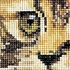 Thea Gouverneur - Counted Cross Stitch Kit - Long-haired Cat Brown - Aida - 12 count - 930A - Thea Gouverneur Since 1959