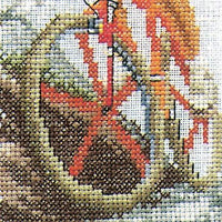 Thea Gouverneur - Counted Cross Stitch Kit - Mountainbike - Aida - 18 count - 3035A - Thea Gouverneur Since 1959