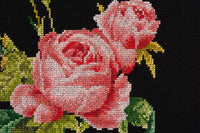 Thea Gouverneur - Counted Cross Stitch Kit - Rose Redouté - Aida Black - 18 count - 2030.05 - Thea Gouverneur Since 1959