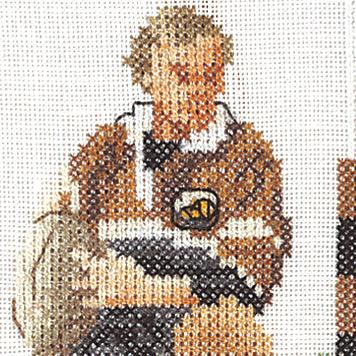 Thea Gouverneur - Counted Cross Stitch Kit - Rugby - Aida - 18 count - 3037A - Thea Gouverneur Since 1959