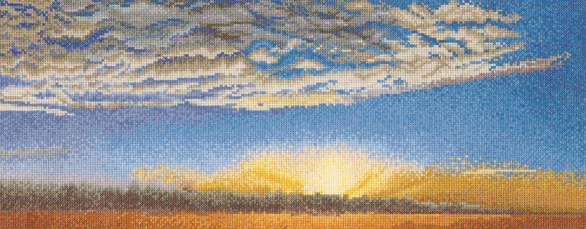Thea Gouverneur - Counted Cross Stitch Kit - Sky Study 6 - Aida - 18 count - 406A - Thea Gouverneur Since 1959