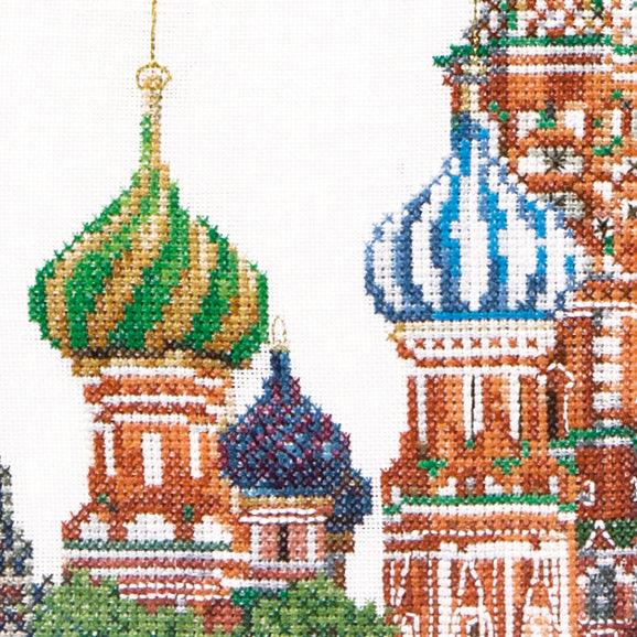 Thea Gouverneur - Counted Cross Stitch Kit - St. Basil's Cathedral Moscow Russia - Aida - 18 count - 513A - Thea Gouverneur Since 1959