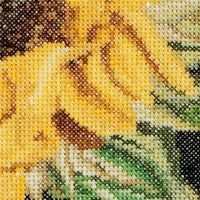 Thea Gouverneur - Counted Cross Stitch Kit - Sunflower - Aida - 18 count - 488A - Thea Gouverneur Since 1959