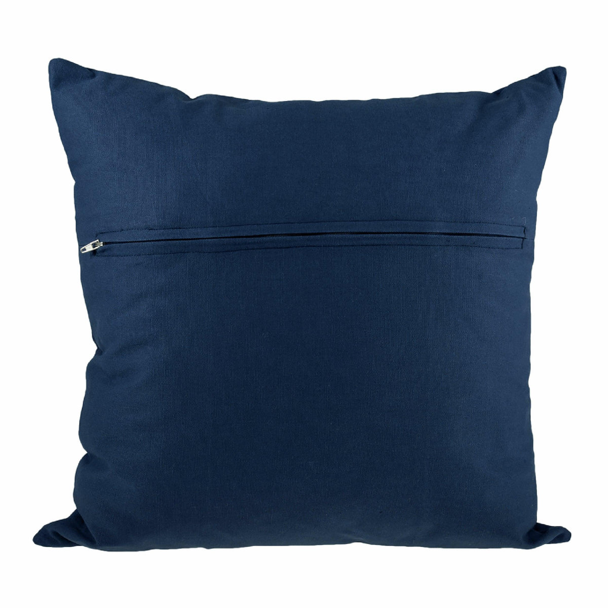 Thea Gouverneur Cushion Back Kit with Zipper - Navy Blue - For any 16x16 Inch (40x40cm) Cushion- Cross Stitch Creations - Embroidery - 23.5902 - Thea Gouverneur Since 1959
