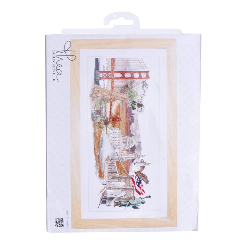 Thea Gouverneur - Counted Cross Stitch Kit - America - Aida - 18 count - 544A - Thea Gouverneur Since 1959