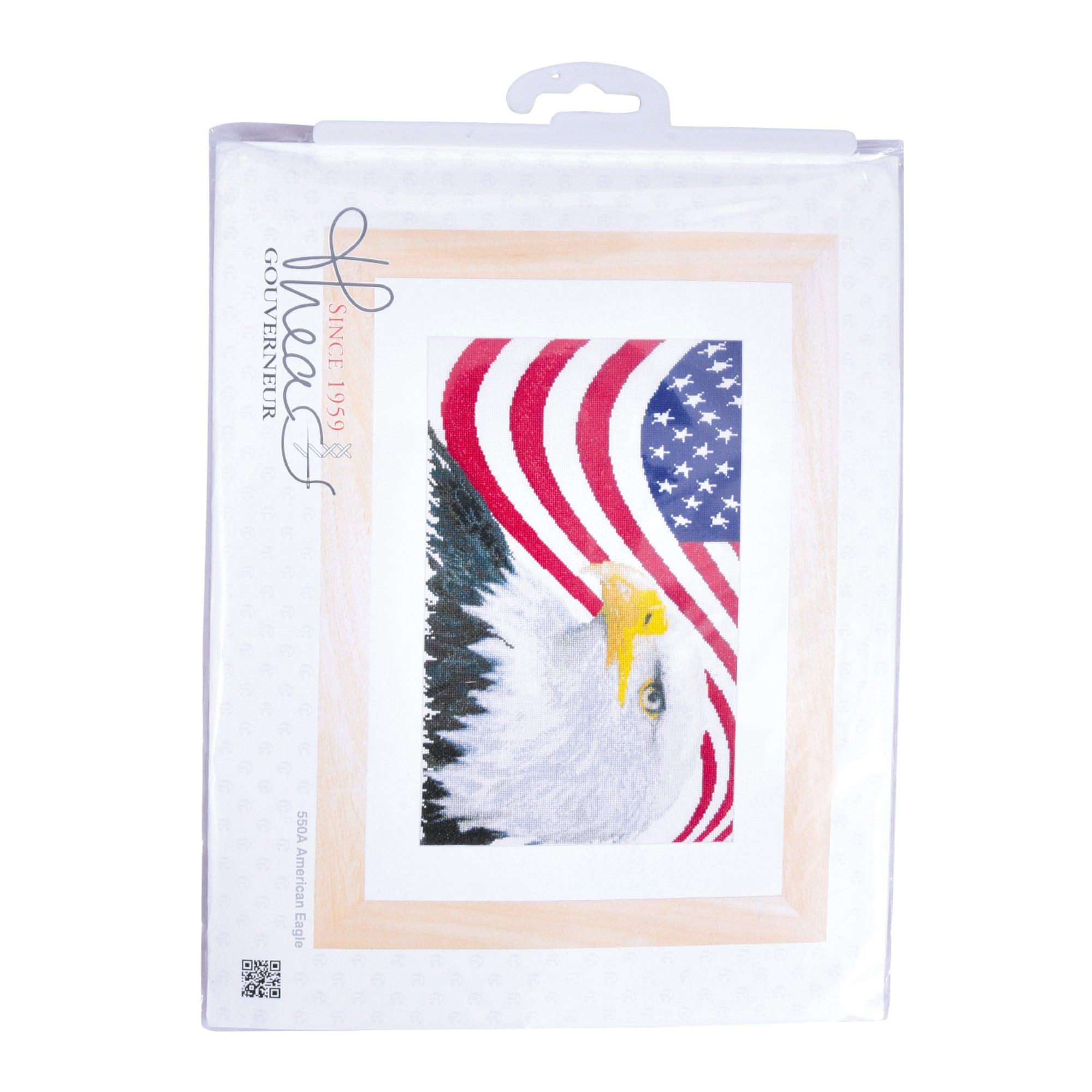 Thea Gouverneur - Counted Cross Stitch Kit - American Eagle - Aida - 14 count - 550A - Thea Gouverneur Since 1959