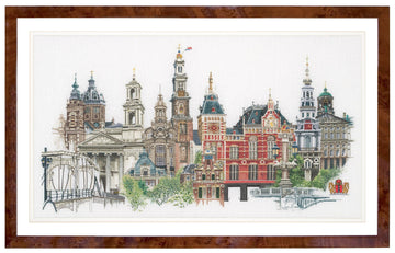 Thea Gouverneur - Counted Cross Stitch Kit - Amsterdam - Aida - 18 count - 450A - Thea Gouverneur Since 1959