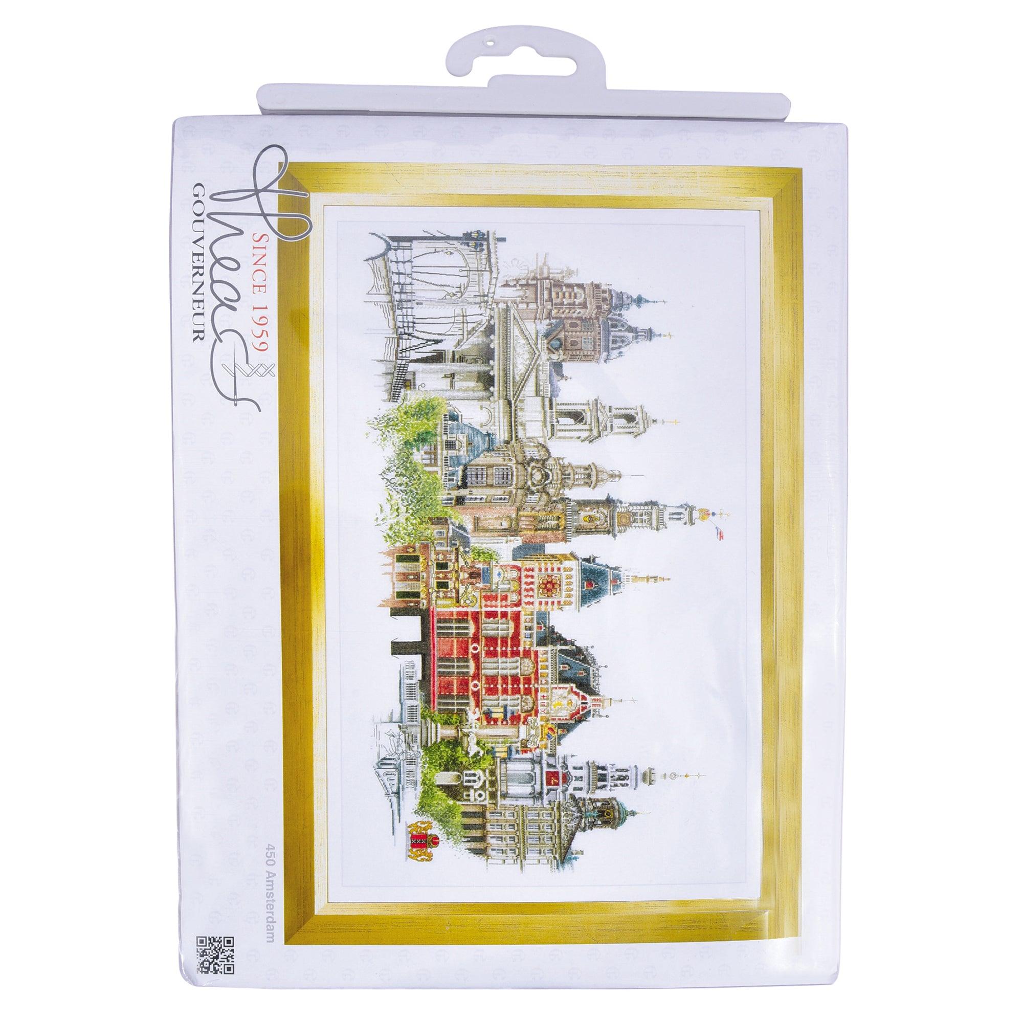 Thea Gouverneur - Counted Cross Stitch Kit - Amsterdam - Aida - 18 count - 450A - Thea Gouverneur Since 1959