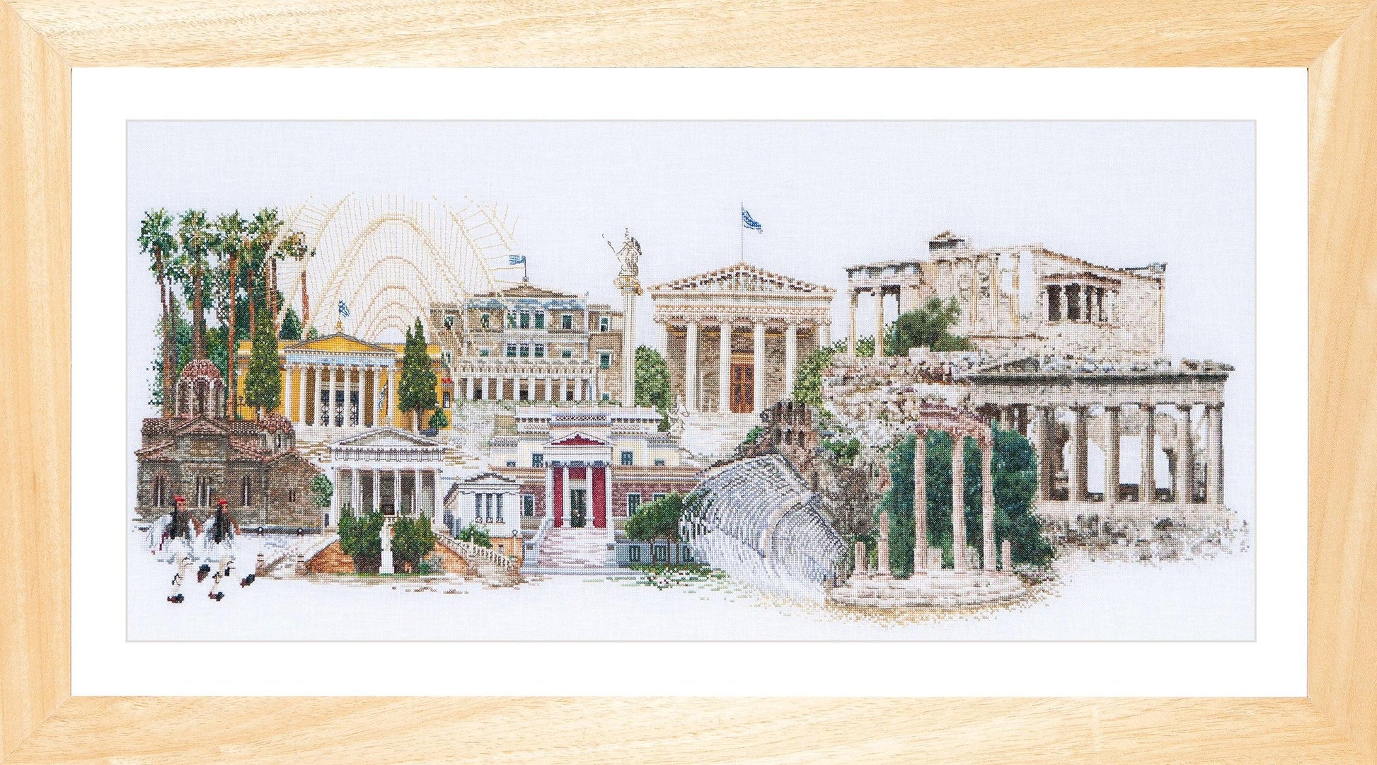 Thea Gouverneur - Counted Cross Stitch Kit - Athens Greece - Aida - 18 count - 545A - Thea Gouverneur Since 1959