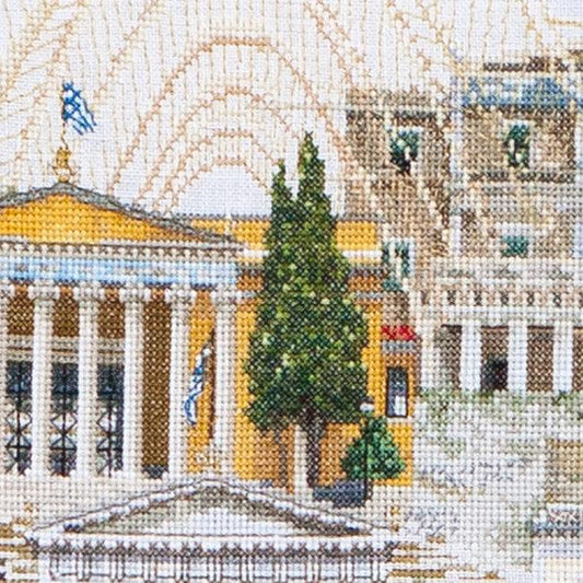 Thea Gouverneur - Counted Cross Stitch Kit - Athens Greece - Aida - 18 count - 545A - Thea Gouverneur Since 1959