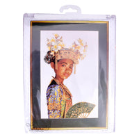 Thea Gouverneur - Counted Cross Stitch Kit - Balinese Dancer (white) - Linen - 24 count - 947 - Thea Gouverneur Since 1959
