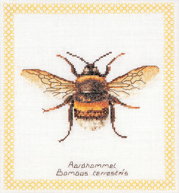 Thea Gouverneur - Counted Cross Stitch Kit - Bumble Bee - Aida - 16 count - 3018A - Thea Gouverneur Since 1959