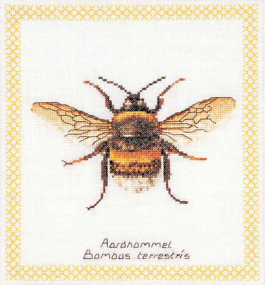 Thea Gouverneur - Counted Cross Stitch Kit - Bumble Bee - Aida - 16 count - 3018A - Thea Gouverneur Since 1959