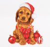 Thea Gouverneur - Counted Cross Stitch Kit - Christmas Puppy - Aida - 16 count - 730A - Thea Gouverneur Since 1959