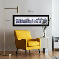 Thea Gouverneur - Counted Cross Stitch Kit - City Street Amsterdam - Linen - 32 count - 873 - Thea Gouverneur Since 1959