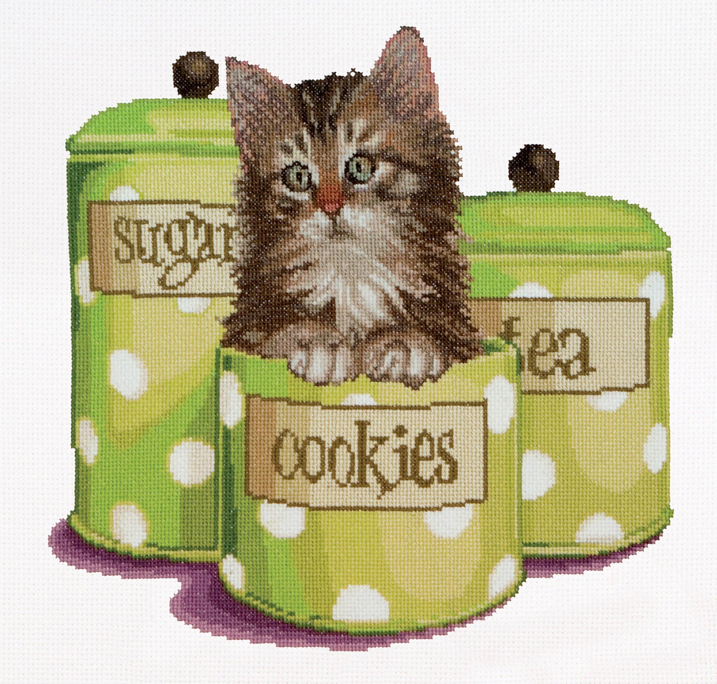 Thea Gouverneur - Counted Cross Stitch Kit - Cookie Time - Aida - 16 count - 735A - Thea Gouverneur Since 1959