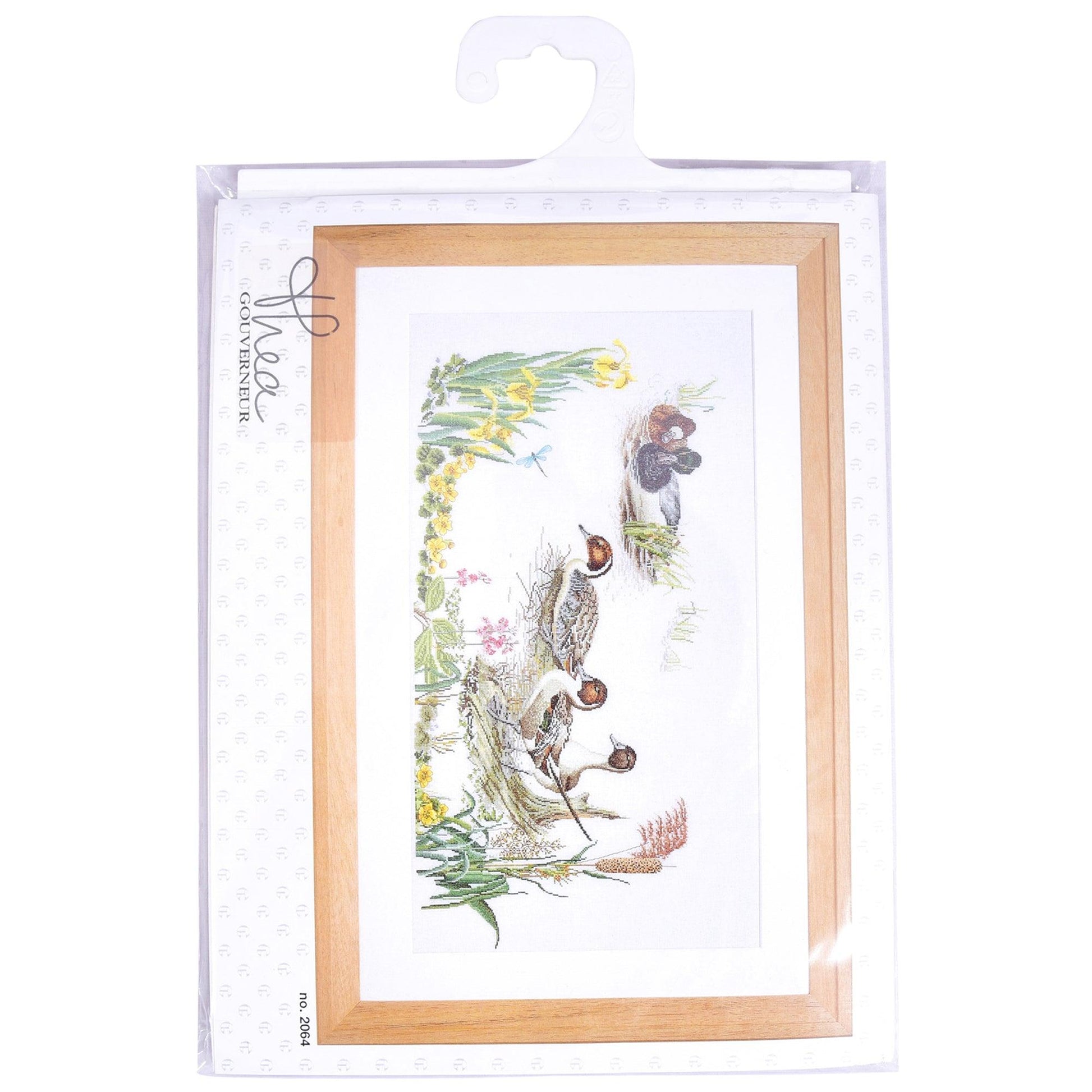 Thea Gouverneur - Counted Cross Stitch Kit - Ducks - Linen - 36 count - 2064 - Thea Gouverneur Since 1959