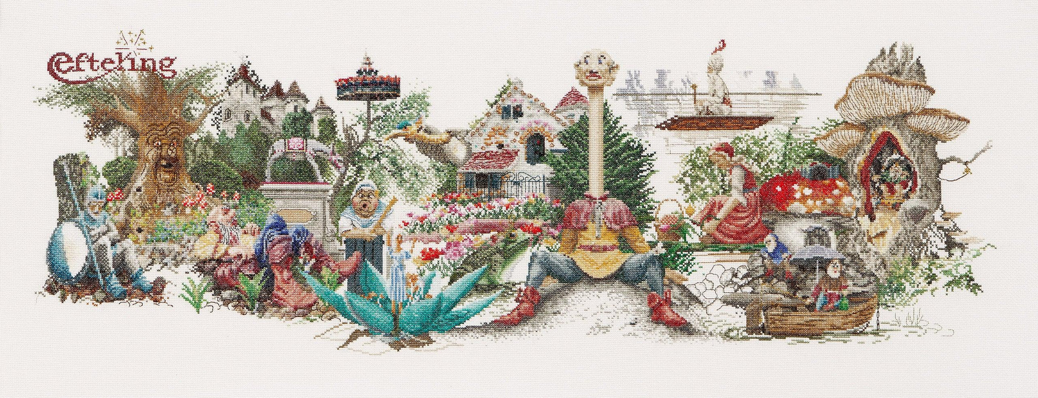 Thea Gouverneur - Counted Cross Stitch Kit - Efteling - Linen - 32 count - 2041 - Thea Gouverneur Since 1959