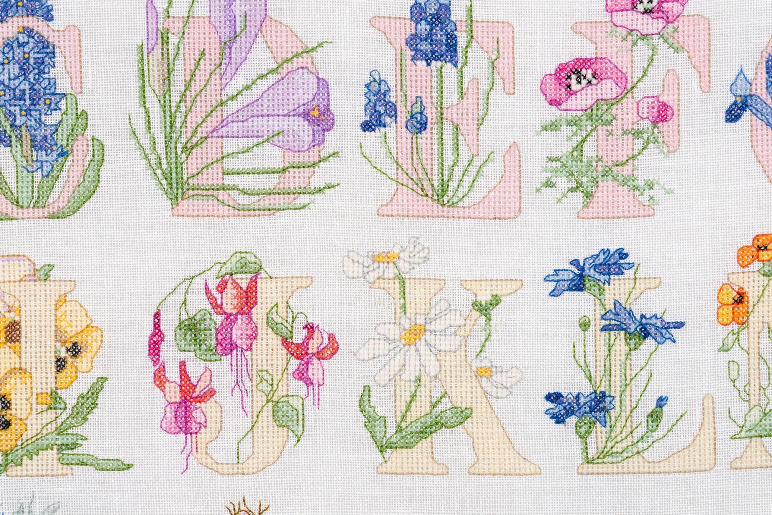 Thea Gouverneur Wildflowers Counted Cross-Stitch Kit