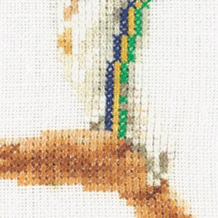 Thea Gouverneur - Counted Cross Stitch Kit - Gymnastics - Aida - 18 count - 3038A - Thea Gouverneur Since 1959