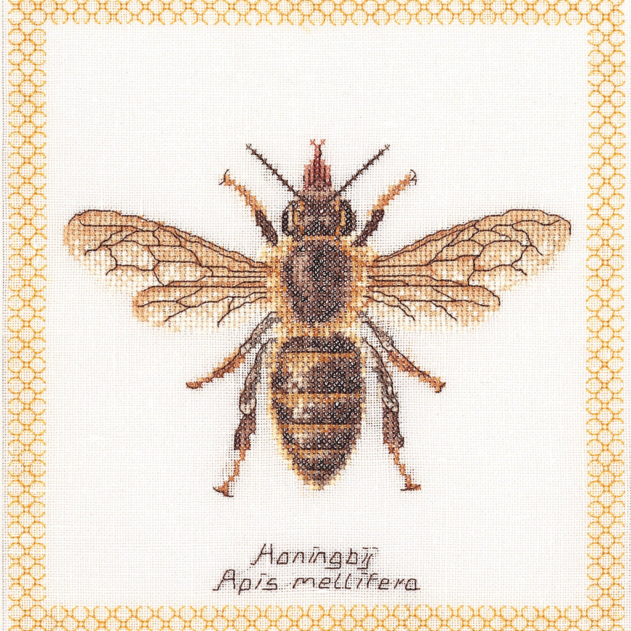 Thea Gouverneur - Counted Cross Stitch Kit - Honey Bee - Aida - 16 count - 3017A - Thea Gouverneur Since 1959