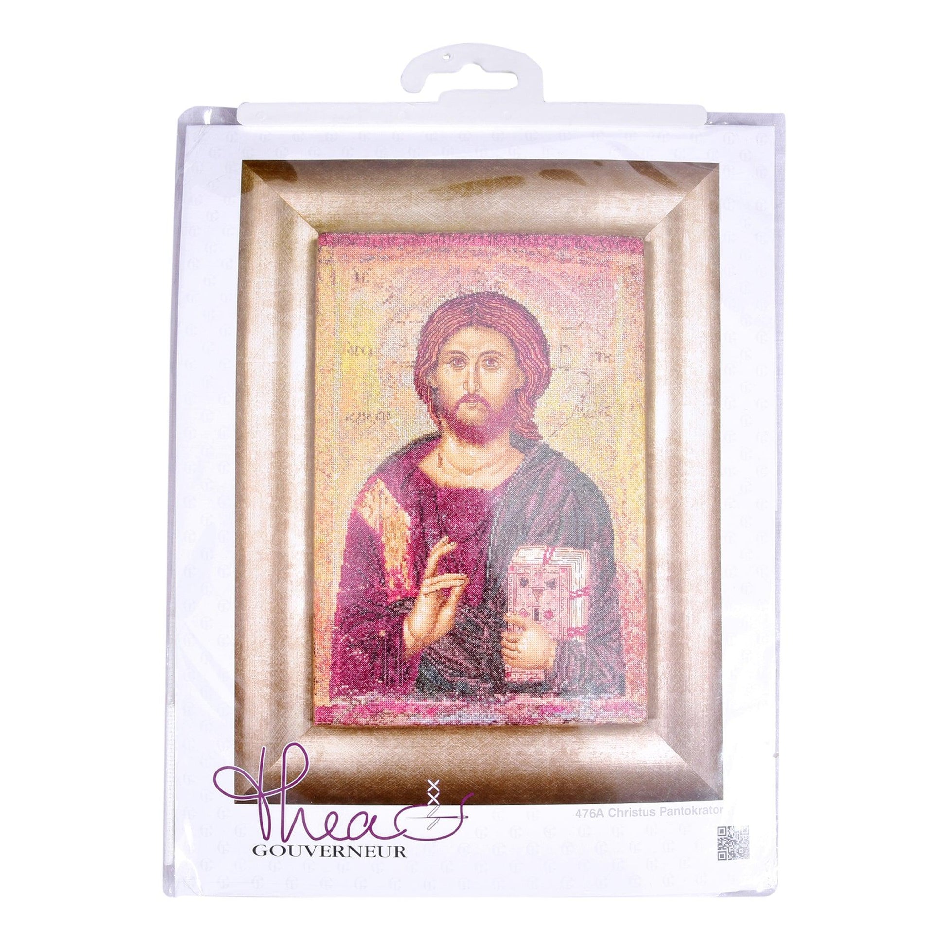 Thea Gouverneur - Counted Cross Stitch Kit - Icon Christ Pantokrator - Aida - 18 count - 476A - Thea Gouverneur Since 1959