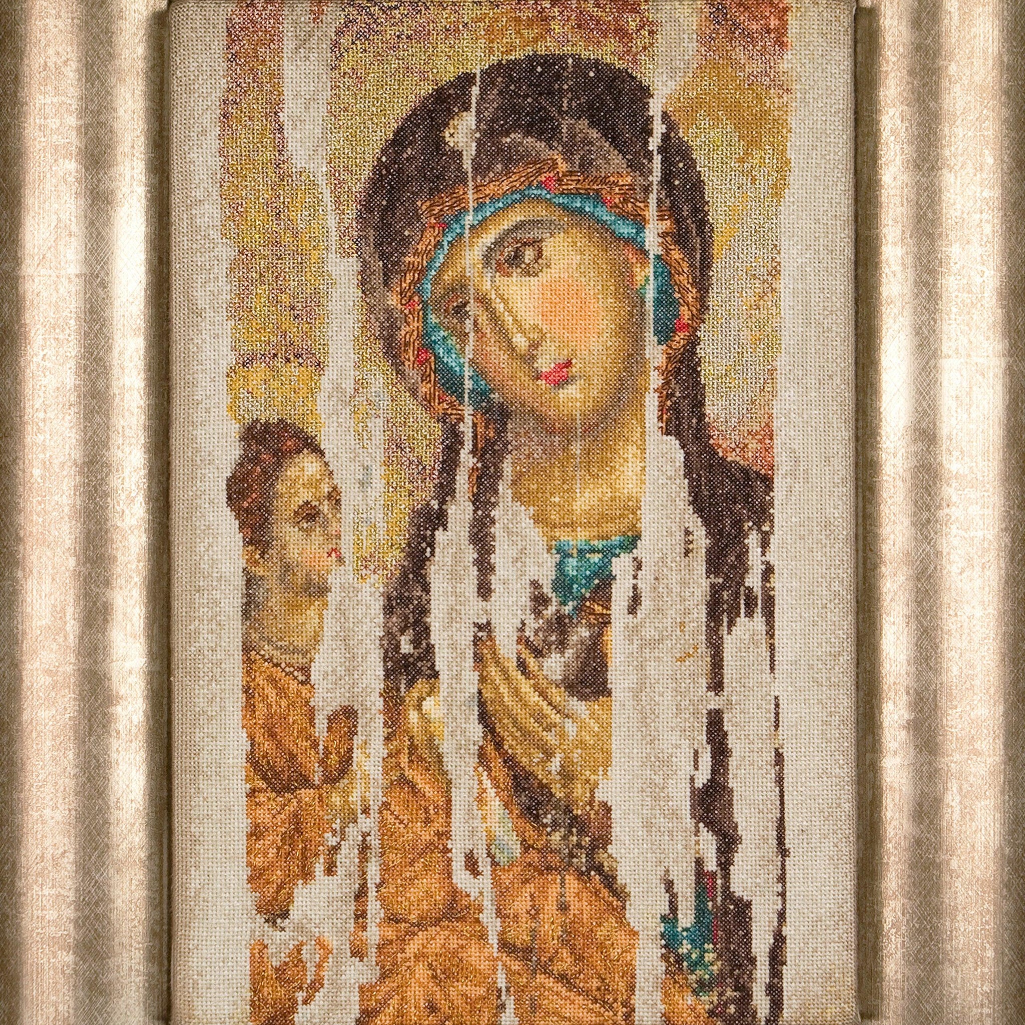 Thea Gouverneur - Counted Cross Stitch Kit - Icon Mother of God - Aida - 18 count - 475A - Thea Gouverneur Since 1959