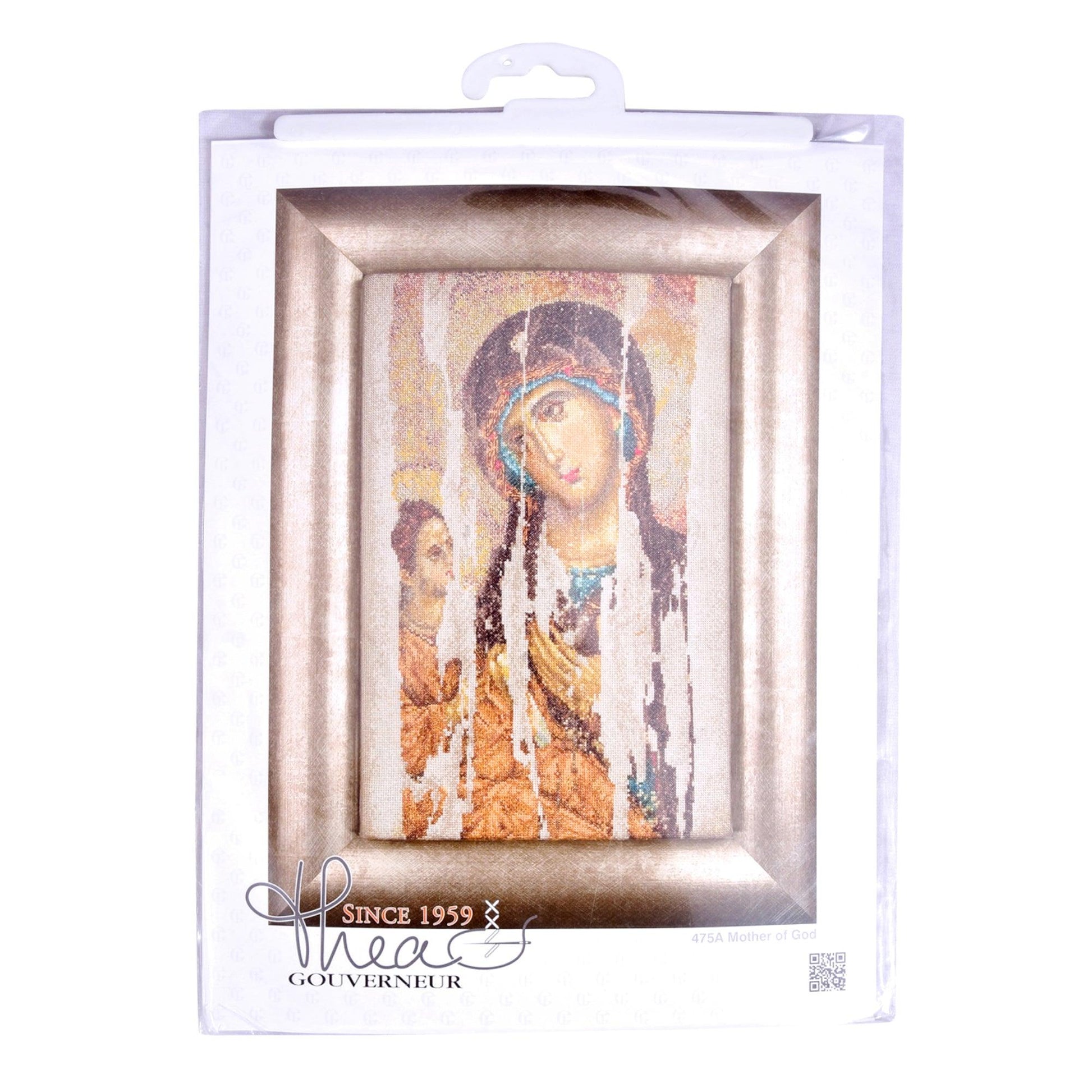 Thea Gouverneur - Counted Cross Stitch Kit - Icon Mother of God - Aida - 18 count - 475A - Thea Gouverneur Since 1959