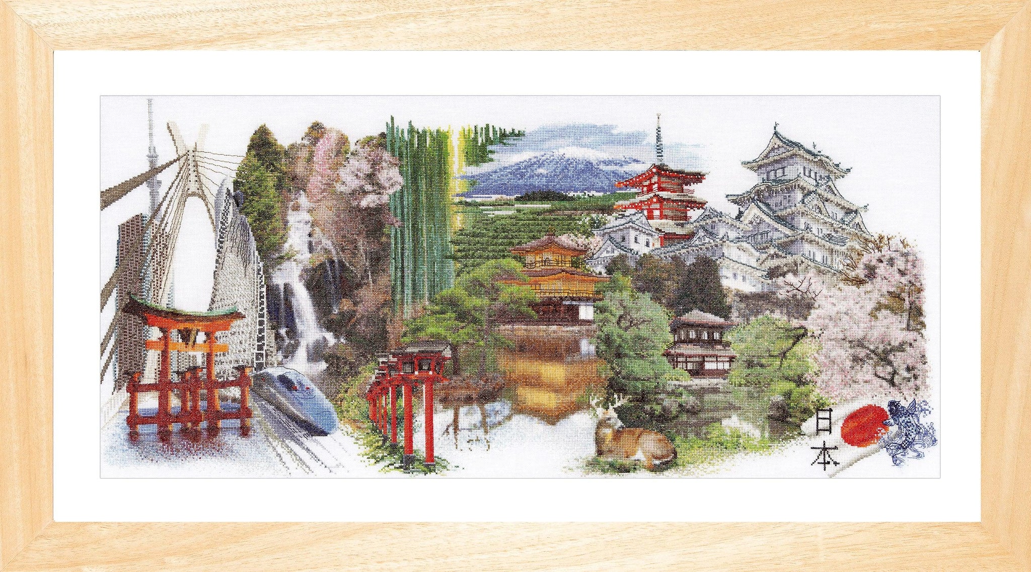 Thea Gouverneur - Counted Cross Stitch Kit - Japan - Aida - 18 count - 548A - Thea Gouverneur Since 1959