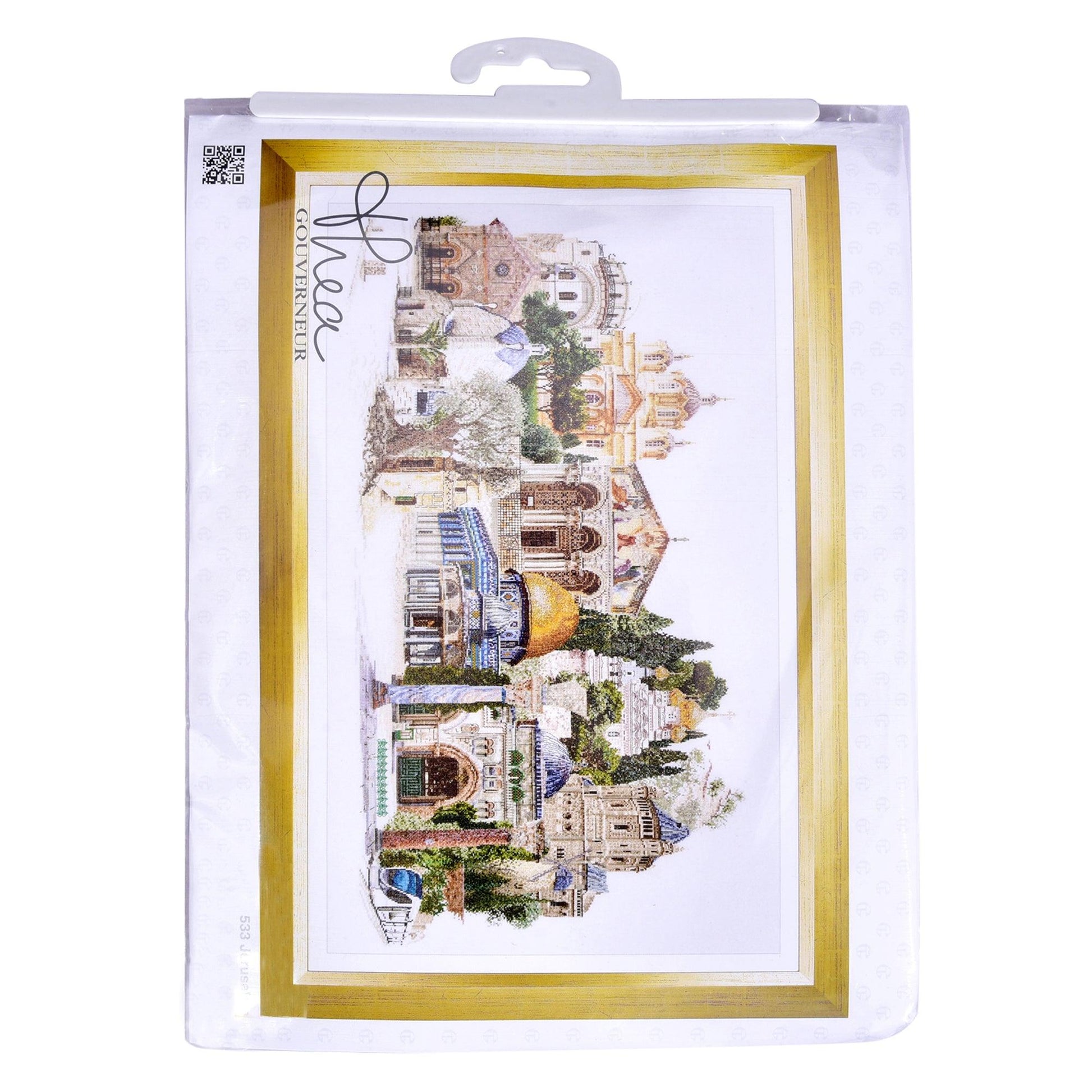 Thea Gouverneur - Counted Cross Stitch Kit - Jerusalem Israel - Linen - 36 count - 533 - Thea Gouverneur Since 1959