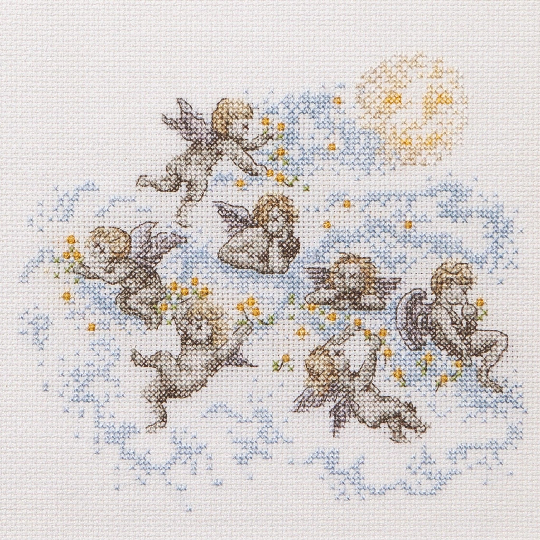 Thea Gouverneur - Counted Cross Stitch Kit - Little Angels - Aida - 14 count - 575A - Thea Gouverneur Since 1959