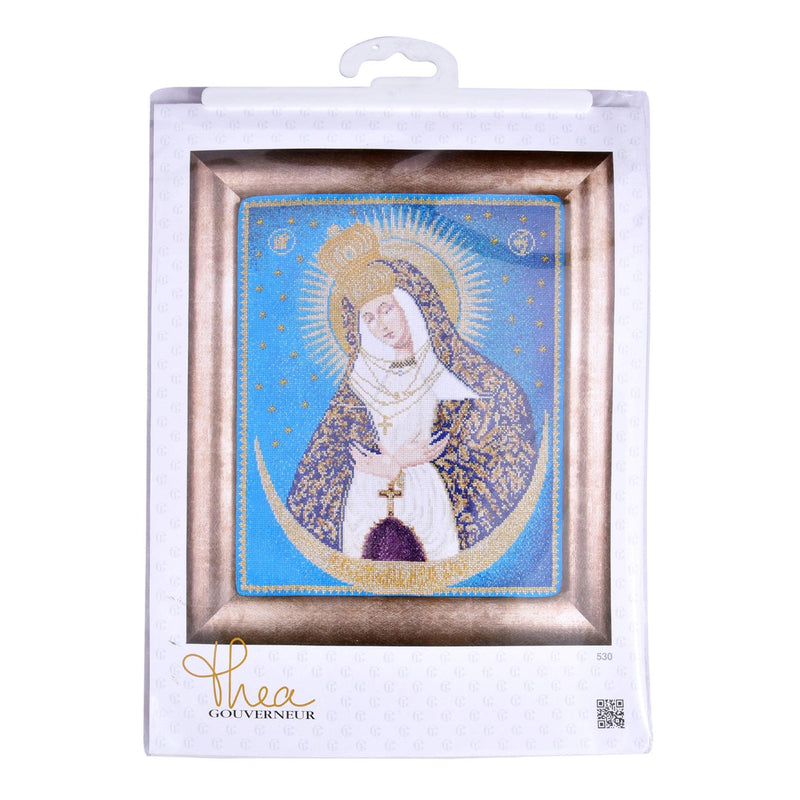 Thea Gouverneur - Counted Cross Stitch Kit - Our Lady of the Gate of Dawn - Aida - 18 count - 530A - Thea Gouverneur Since 1959