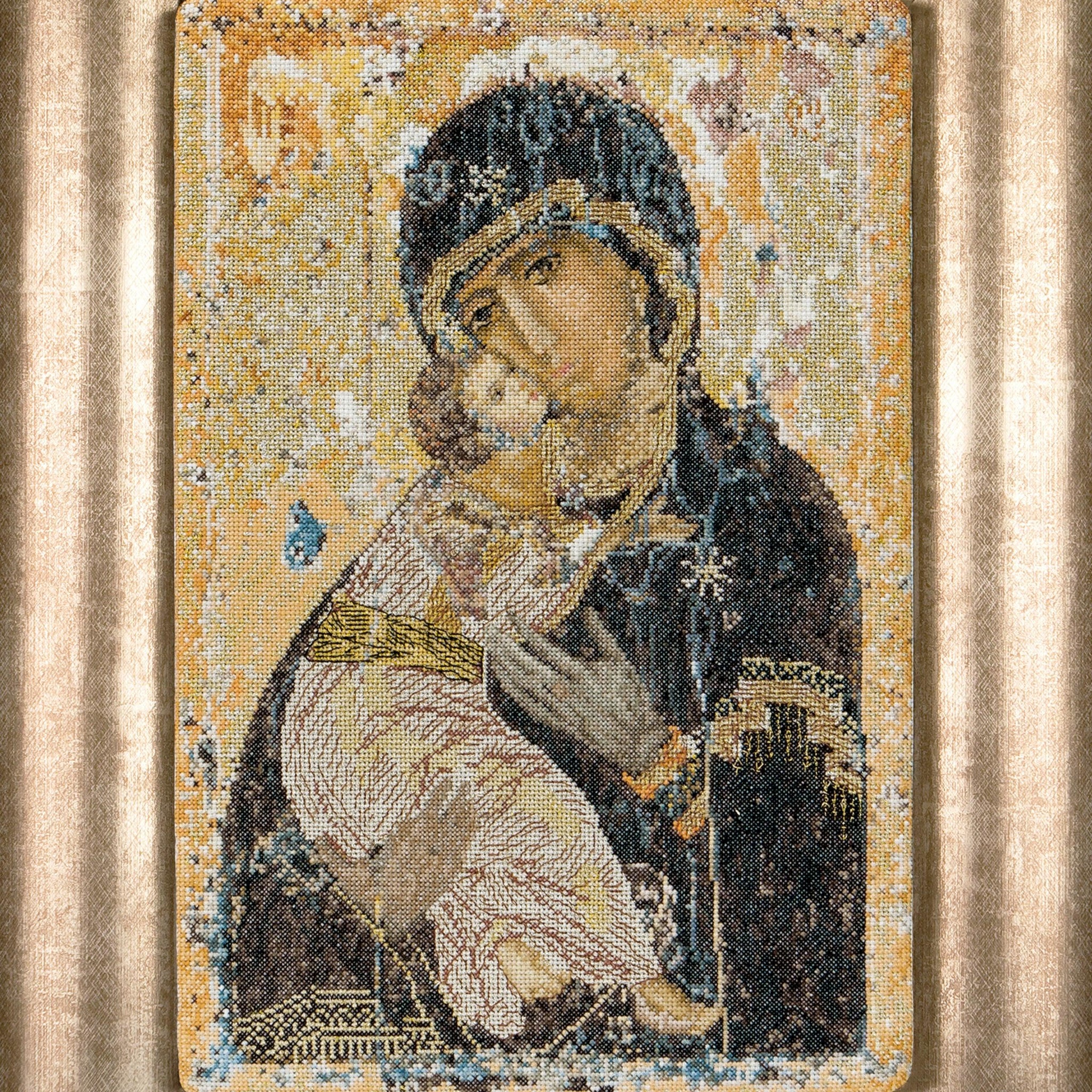 Thea Gouverneur - Counted Cross Stitch Kit - Our Lady of Vladimir - Aida - 18 count - 531A - Thea Gouverneur Since 1959