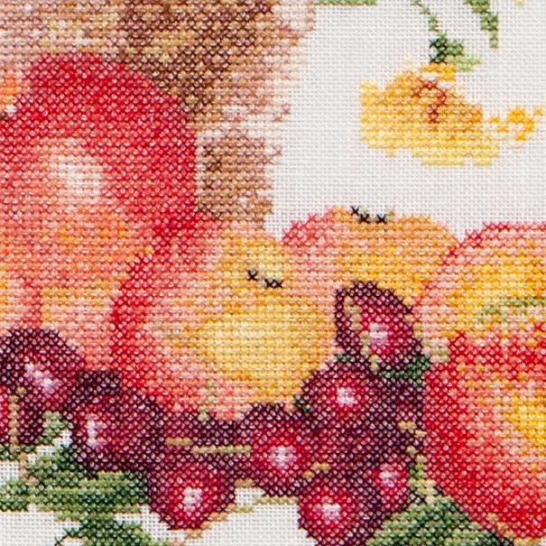 Thea Gouverneur - Counted Cross Stitch Kit - Pansies - Aida - 16 count - 2083A - Thea Gouverneur Since 1959