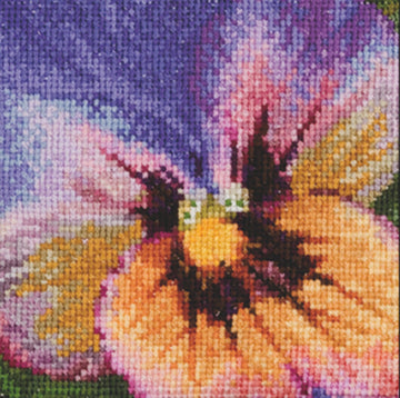 Thea Gouverneur - Counted Cross Stitch Kit - Pansy - Aida - 18 count - 454A - Thea Gouverneur Since 1959